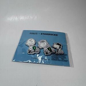 NWT Starbucks Peanuts 75th Anniversary Collab, Special Edition 3 Pin Set sold